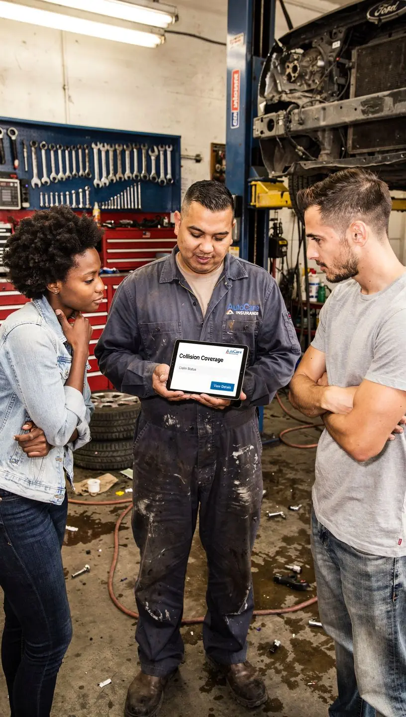 Изображение аварийного автомобиля с буксировочным тросом